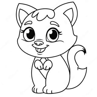 Talking Angela Coloring Page 29193-23386