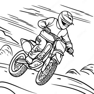 Dirt Bike Racing Coloring Page 291-236