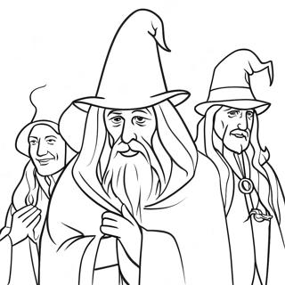 Wizards Coloring Page 29373-23532