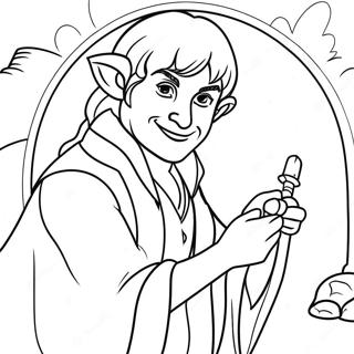 The Hobbit Coloring Page 30043-24062