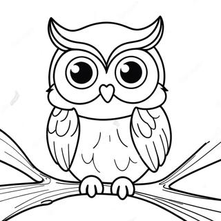 Finished Owl Coloring Page 30523-24448