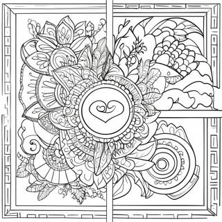 Cultural Symbols Coloring Page 30663-24559