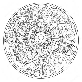 Cultural Symbols Coloring Page 30663-24560