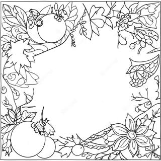 Festive Holiday Cards Coloring Page 31284-25069