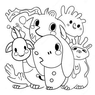 Fun Doodle Animals Coloring Page 312-254