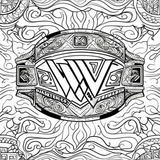 Wwe Championship Belt Coloring Page 31503-25226