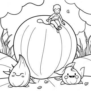 James And The Giant Peach Coloring Page 31633-25330