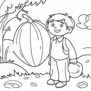 James And The Giant Peach Coloring Page 31633-25332