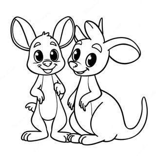 Kanga And Roo Coloring Page 32423-25957