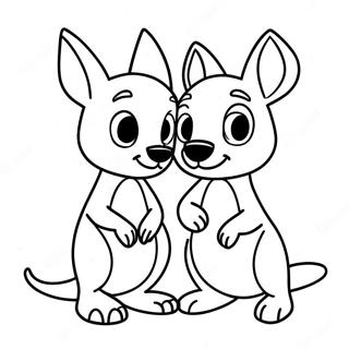 Kanga And Roo Coloring Page 32423-25958