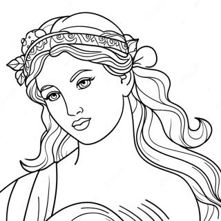 Aphrodite Coloring Page 32463-25996