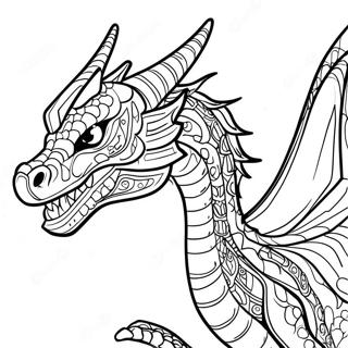 Ender Dragon Coloring Pages