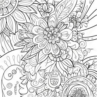 With Words Inspirational Quotes Coloring Page 3256-2648