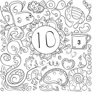 Numbers Coloring Page 3286-2674