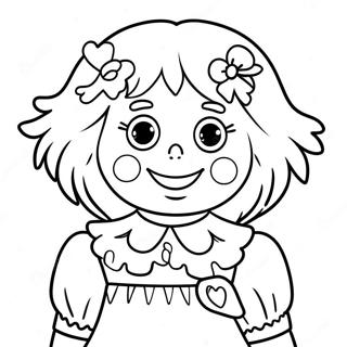 Raggedy Ann Coloring Page 33263-26625