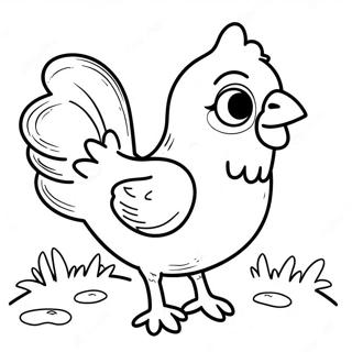 Little Red Hen Coloring Page 33653-26936
