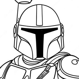 Mandalorian Coloring Page 33813-27061