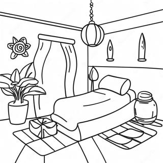 Spa Relaxation Coloring Page 33873-27105