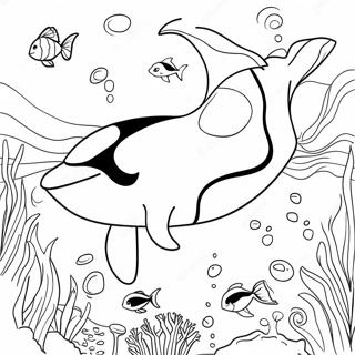 Orca Coloring Pages