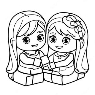 Lego Friends Coloring Pages