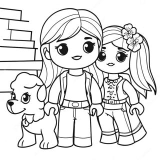 Lego Friends Coloring Page 3456-3316