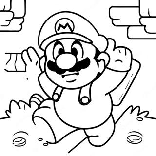 Super Mario Adventure Coloring Page 34714-27787