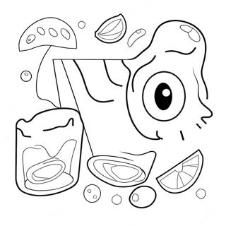 5 Senses Coloring Page 3496-2830