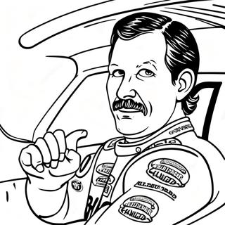 Dale Earnhardt Coloring Pages