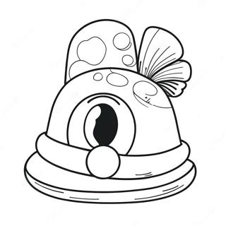 Cappy The Charming Hat Coloring Page 3517-2850