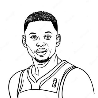 Steph Curry Basketball Coloring Page 351-284