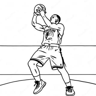 Steph Curry Coloring Pages