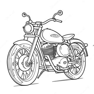 Bike Coloring Page 3576-2896