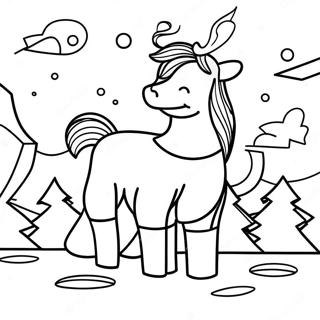 Northern Lights Coloring Pages