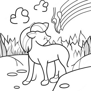 Northern Lights Coloring Page 35823-28668