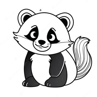 Emotional Turning Red Panda Coloring Page 3597-2915