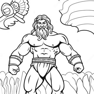 Samson Strength Coloring Page 36023-28826