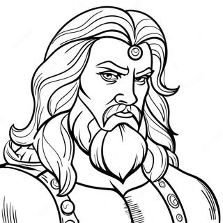 Samson With Long Hair Coloring Page 36024-28830