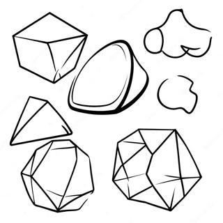 3d Shapes Coloring Page 36033-28834