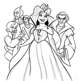 Disney Villains Coloring Page 3696-2989