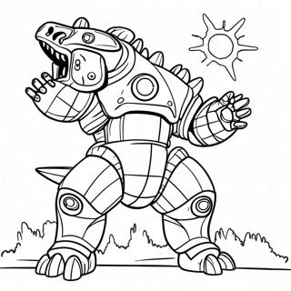 Mechagodzilla Coloring Pages