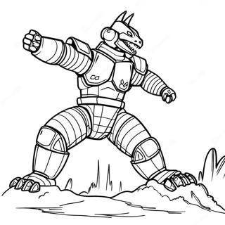 Mechagodzilla Coloring Pages