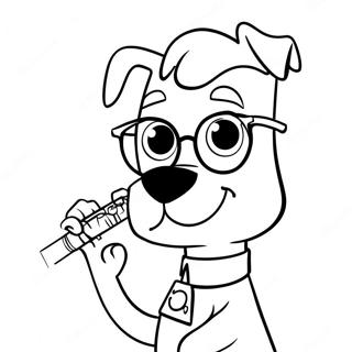 Mr Peabody With Sherman Coloring Page 37804-30245