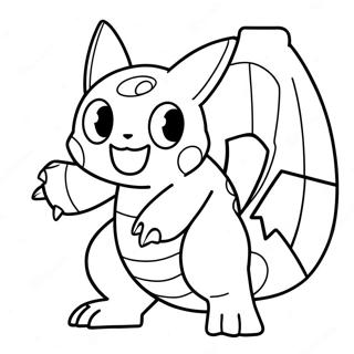 Mega Pokemon Coloring Pages