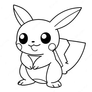 Cute Pikachu Mega Evolution Coloring Page 382-309