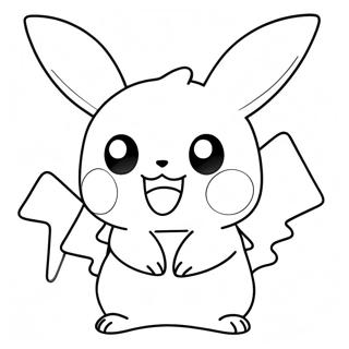 Cute Pikachu Mega Evolution Coloring Page 382-312