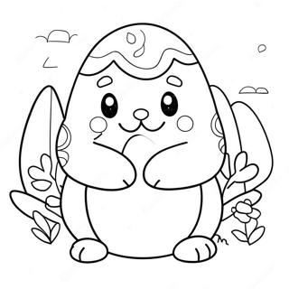 Easter Squishmallow Coloring Page 38633-30908