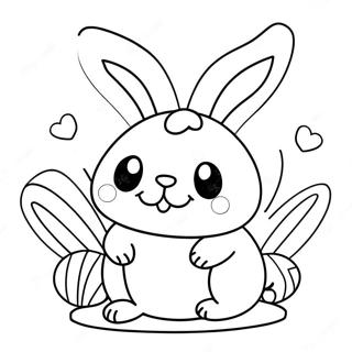 Cute Easter Squishmallow Bunny Coloring Page 38634-30904