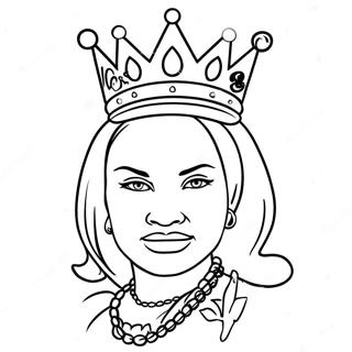 Queen Graffiti Gangster Coloring Page 38733-30986