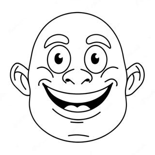 Funny Grimace Character Coloring Page 3897-3155