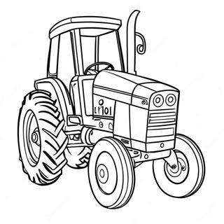 Pulling Tractor Coloring Page 39043-45671